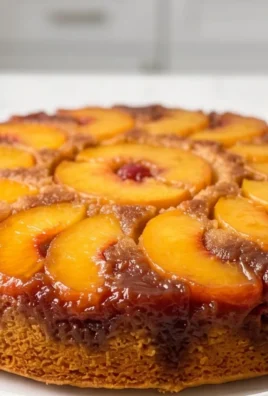 Peach Upside-Down Cake Recipe