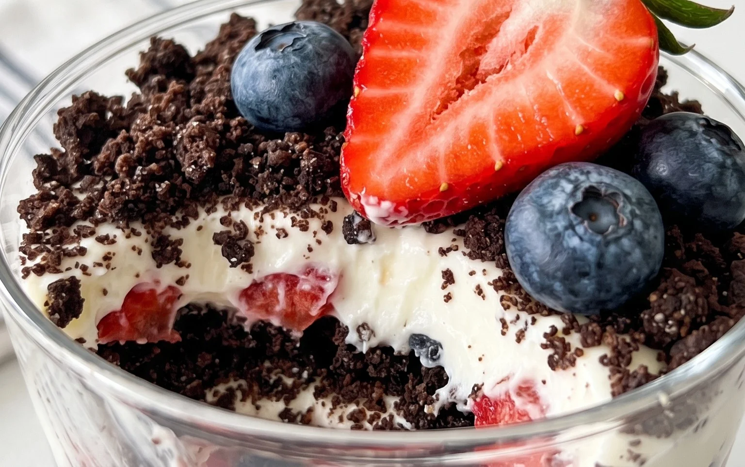 Red, White and Blue Dirt Cups