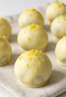 LEMON BLUEBERRY TRUFFLES