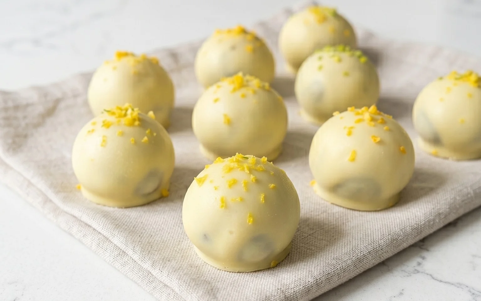 LEMON BLUEBERRY TRUFFLES 