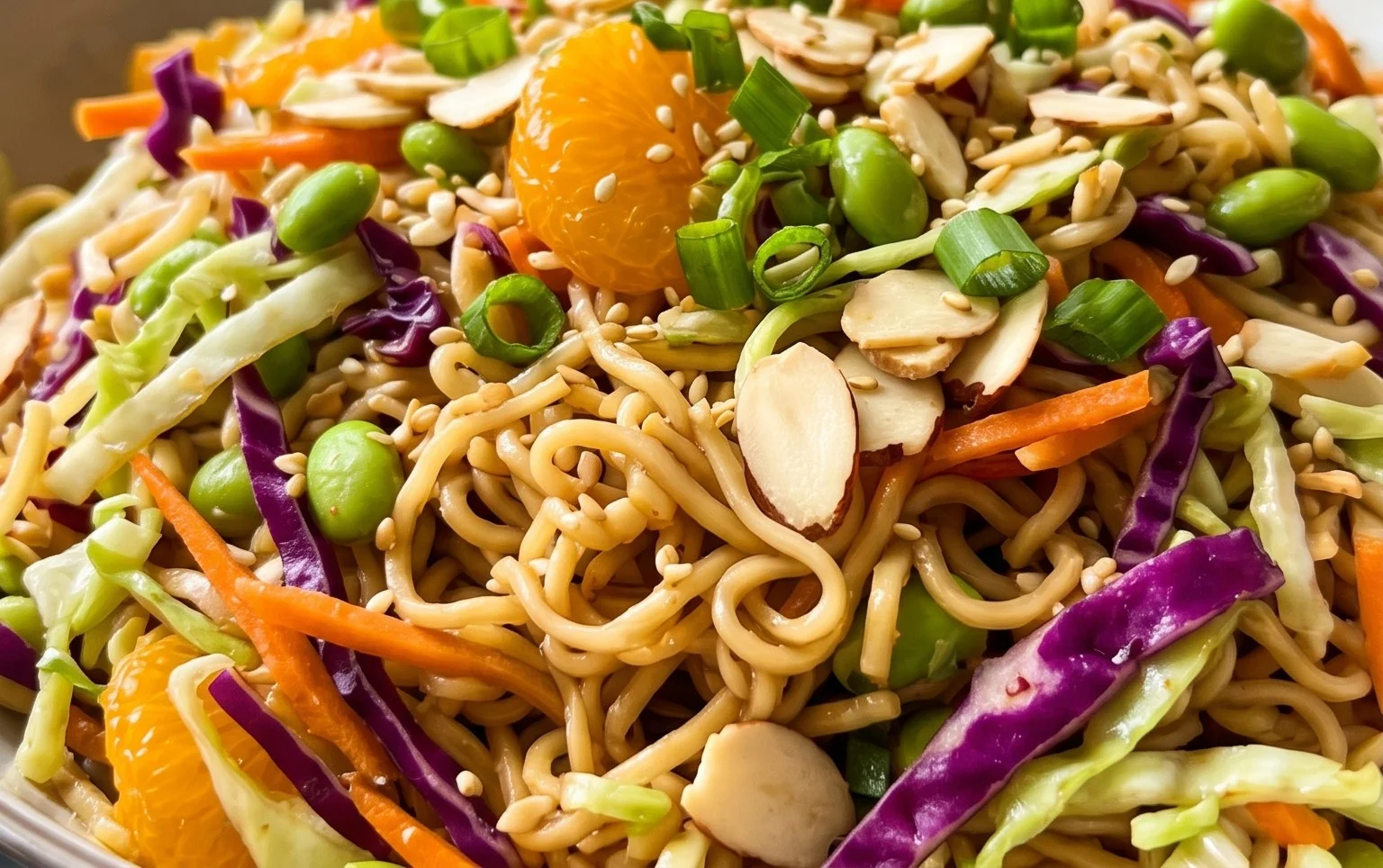 Crunchy Asian Ramen Noodle Salad Recipe