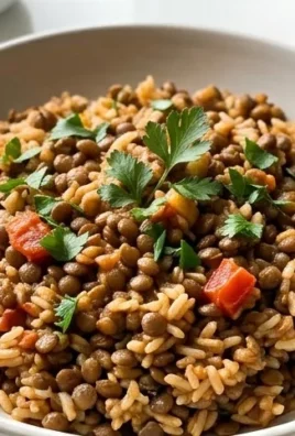 Easy Mediterranean Lentils and Rice