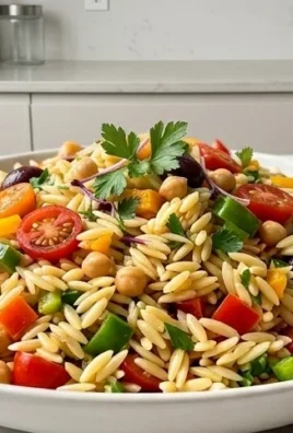Rainbow Orzo Salad