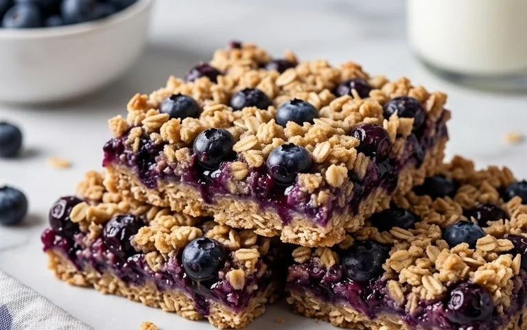 Blueberry Oatmeal Bars