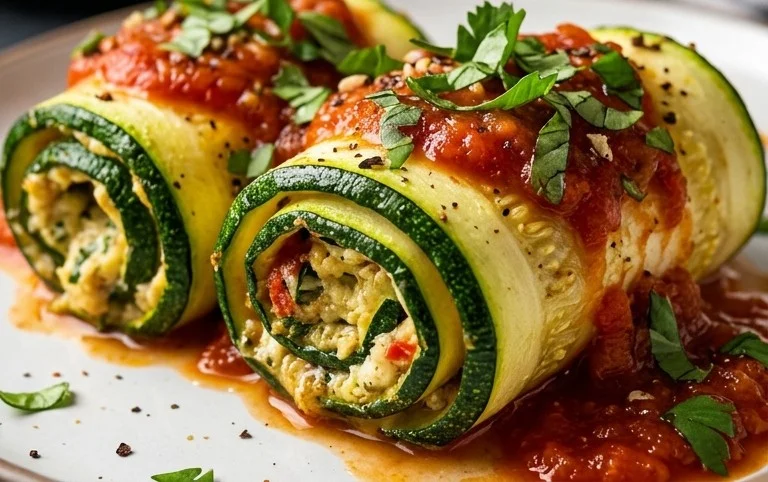 Vegan Zucchini Rollatini