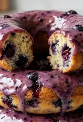 Wild Blueberry Cake Donuts