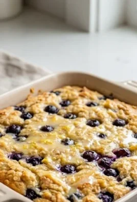 Lemon Blueberry Baked Oats