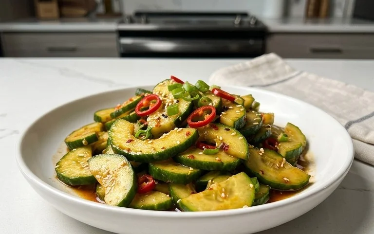 Spicy Asian Cucumber Salad