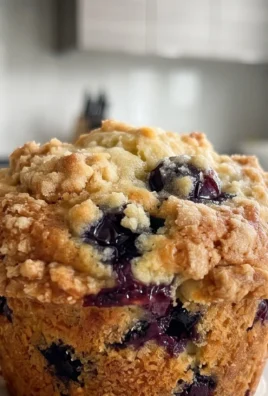 Sour Cream Blueberry Muffins