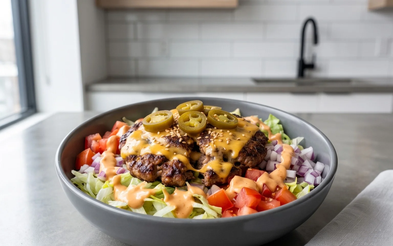Smash Burger Bowl