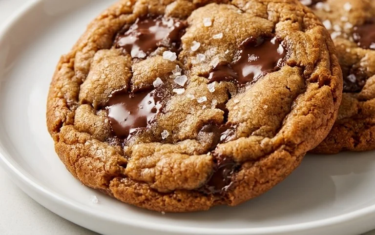 Crispy and Chewy Chocolate Chip Cookies
