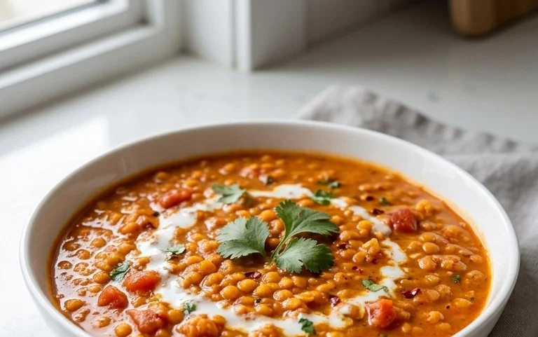 Spicy Red Lentil Curry
