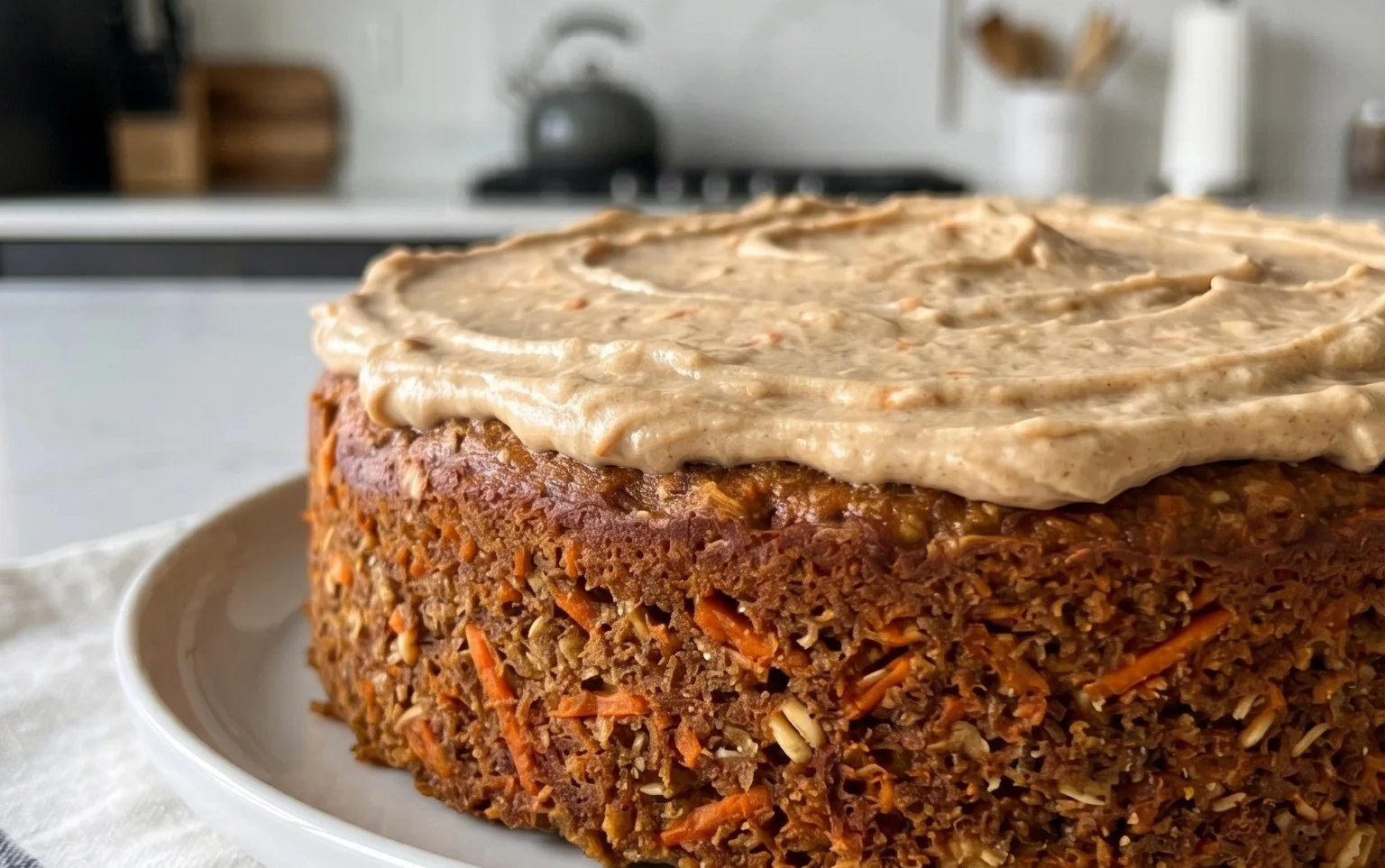 Easy Flourless Oatmeal Carrot Cake Recipe