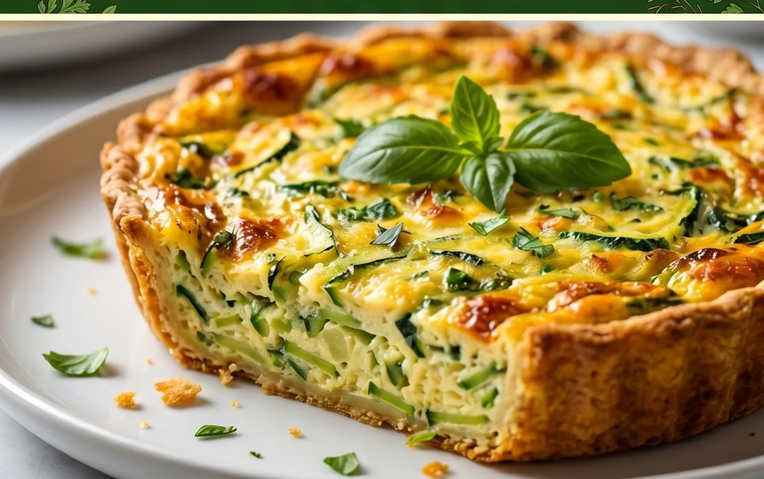 Crustless Zucchini Quiche Recipe