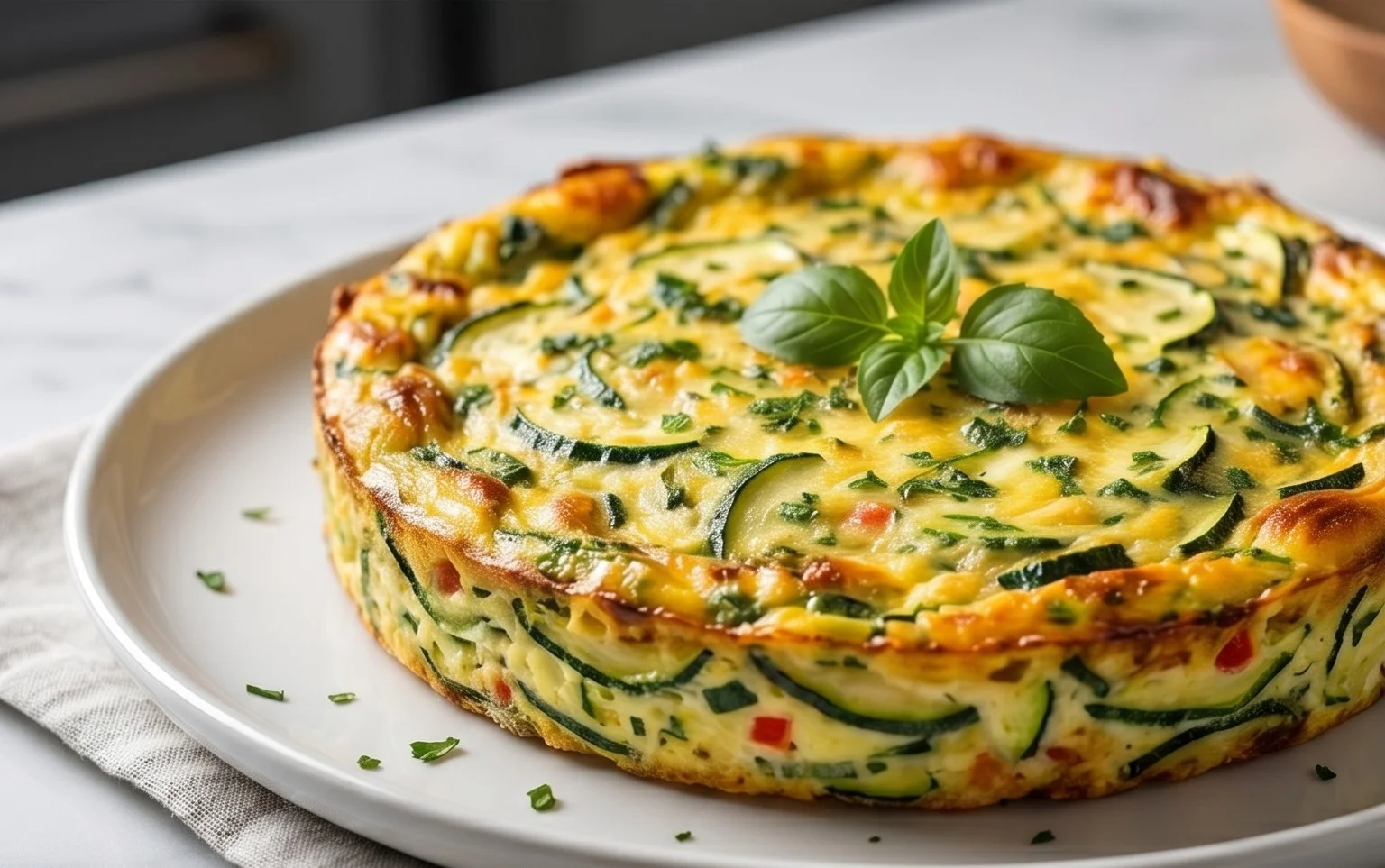 Crustless Zucchini Quiche Recipe