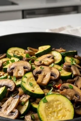 Skillet Zucchini and Mushrooms