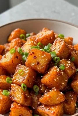 Crispy Honey Chilli Potatoes