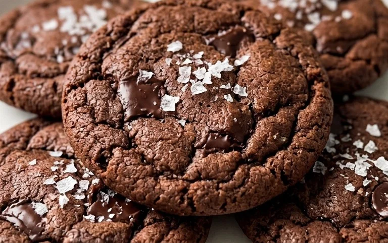 Salted Brownie Cookies