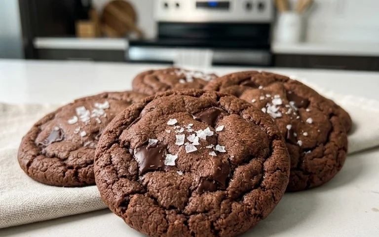 Salted Brownie Cookies
