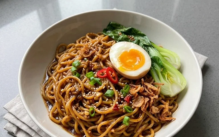Easy Saucy Ramen Noodles