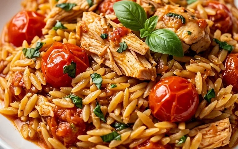 Chicken Orzo (30-Minutes, One-Pan)