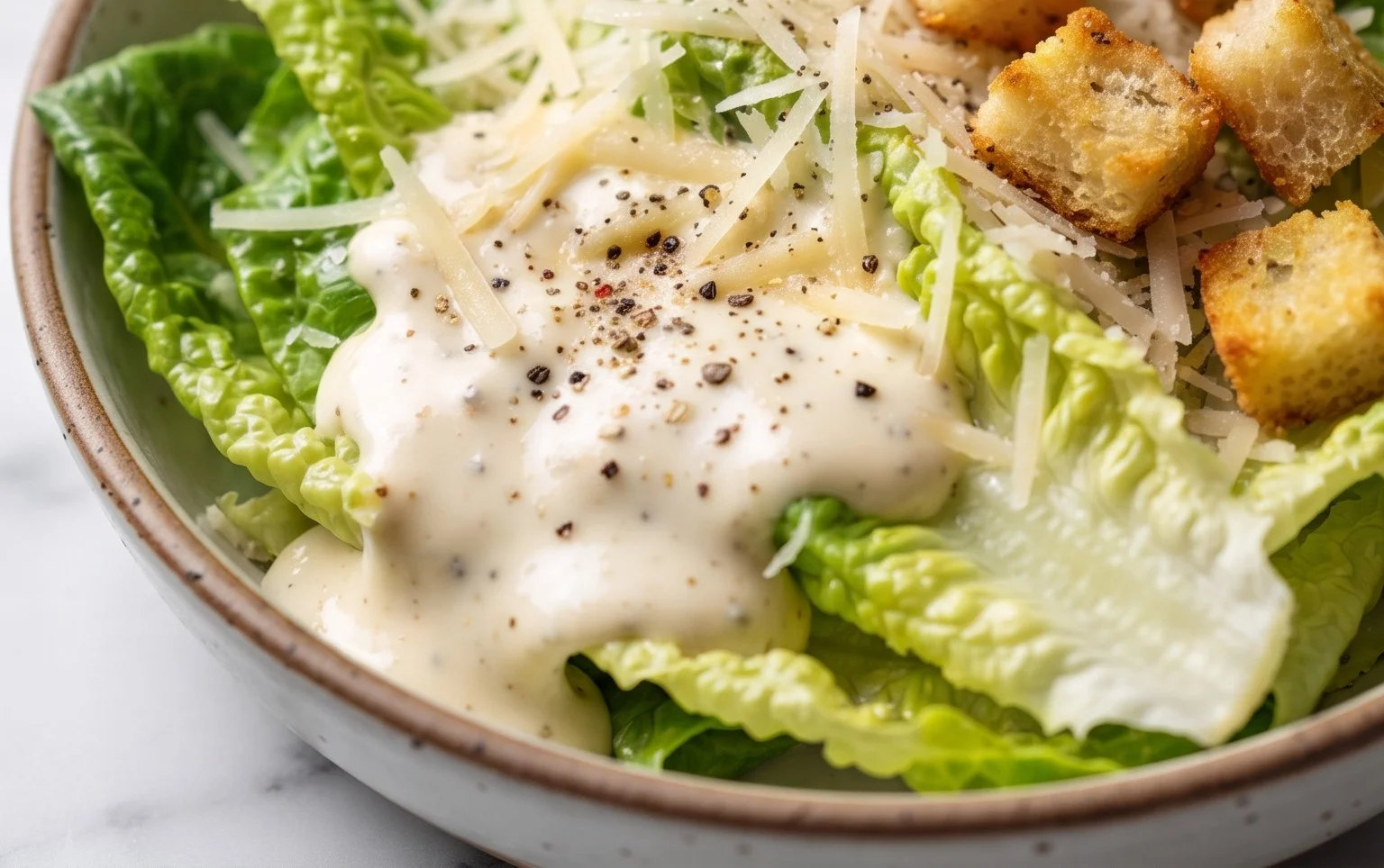 Caesar Salad Dressing (Classic, Creamy & 5 Minutes) 🥗