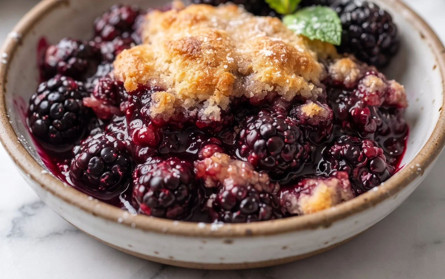 The Pioneer Women's Blackberry Cobbler