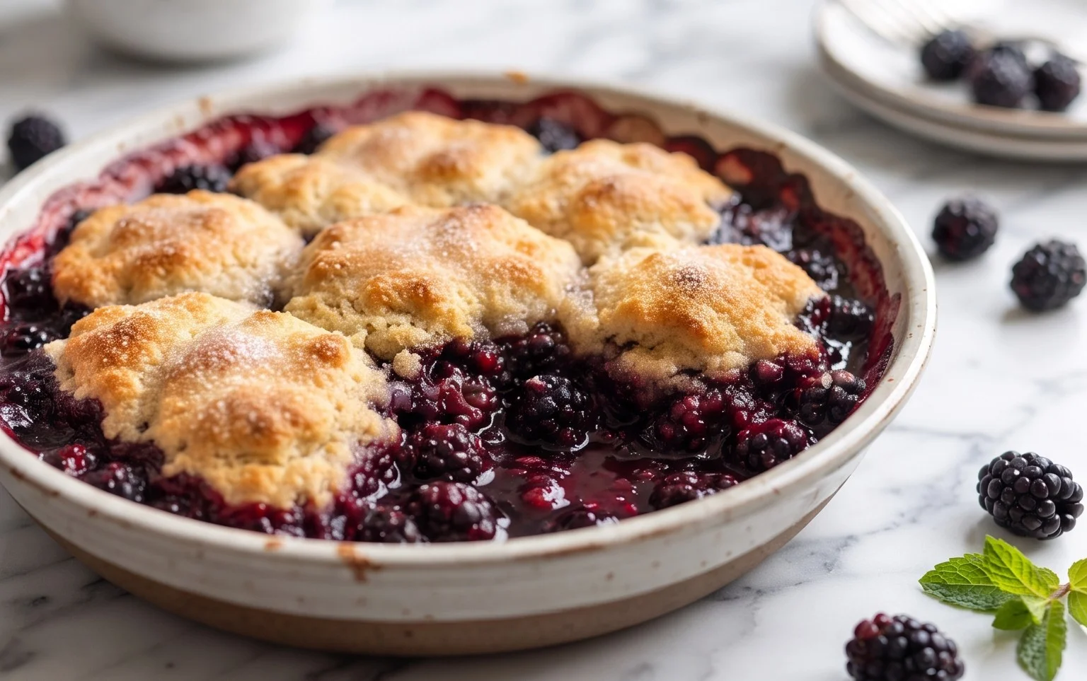 The Pioneer Women's Blackberry Cobbler