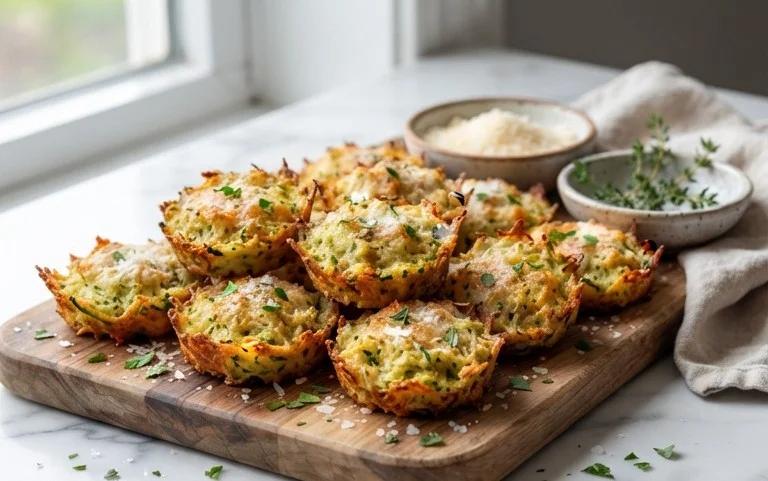 Zucchini Garlic Bites