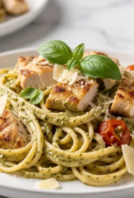 Creamy Chicken Pesto Pasta