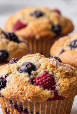 Bakery Style Mixed Berry Muffins | with Frozen Berries