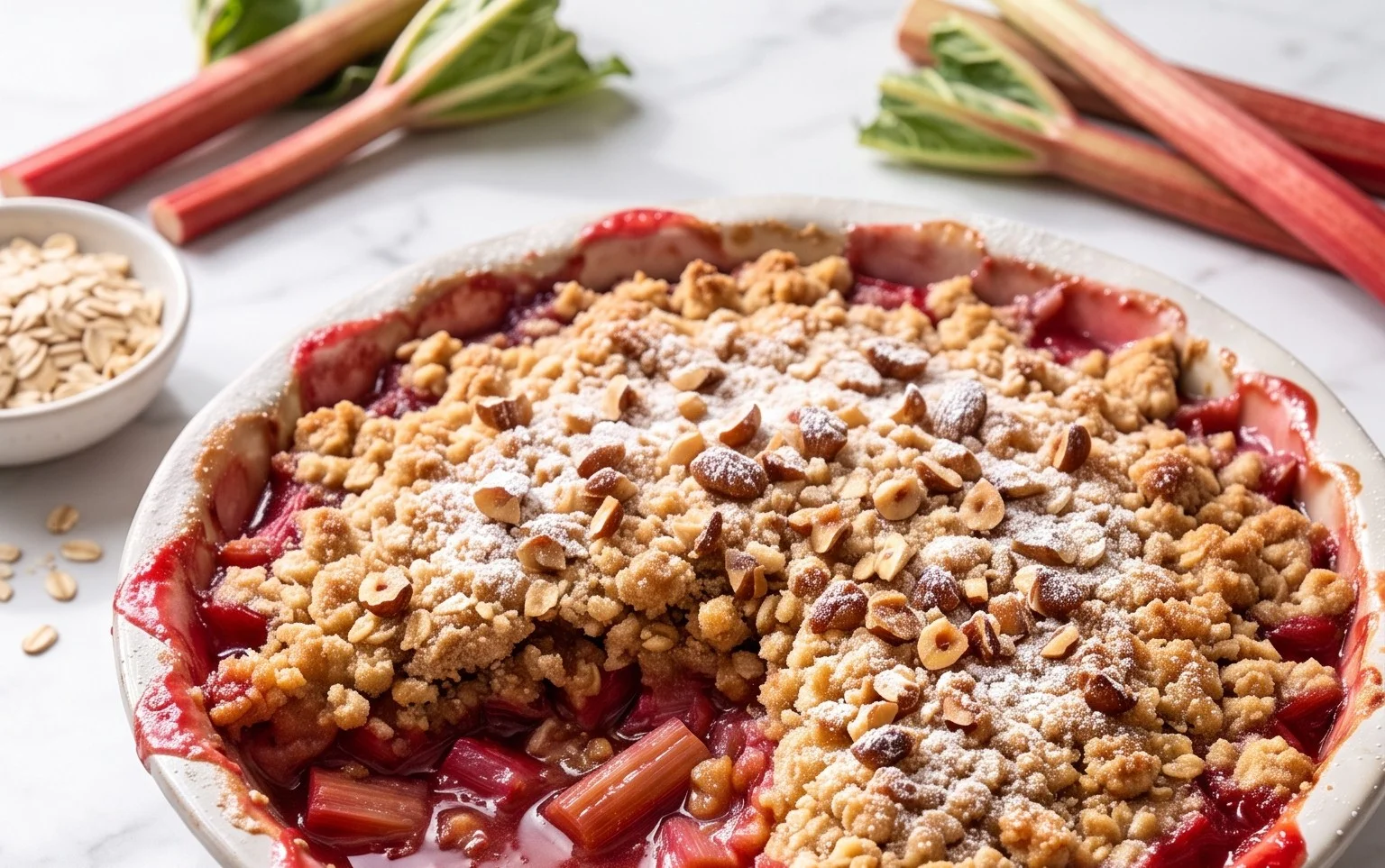 Easy Rhubarb Crisp