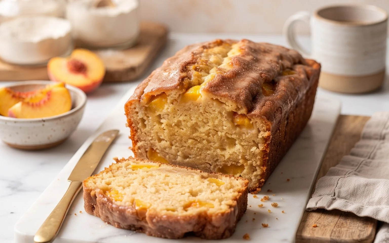 Southern Peach Bread