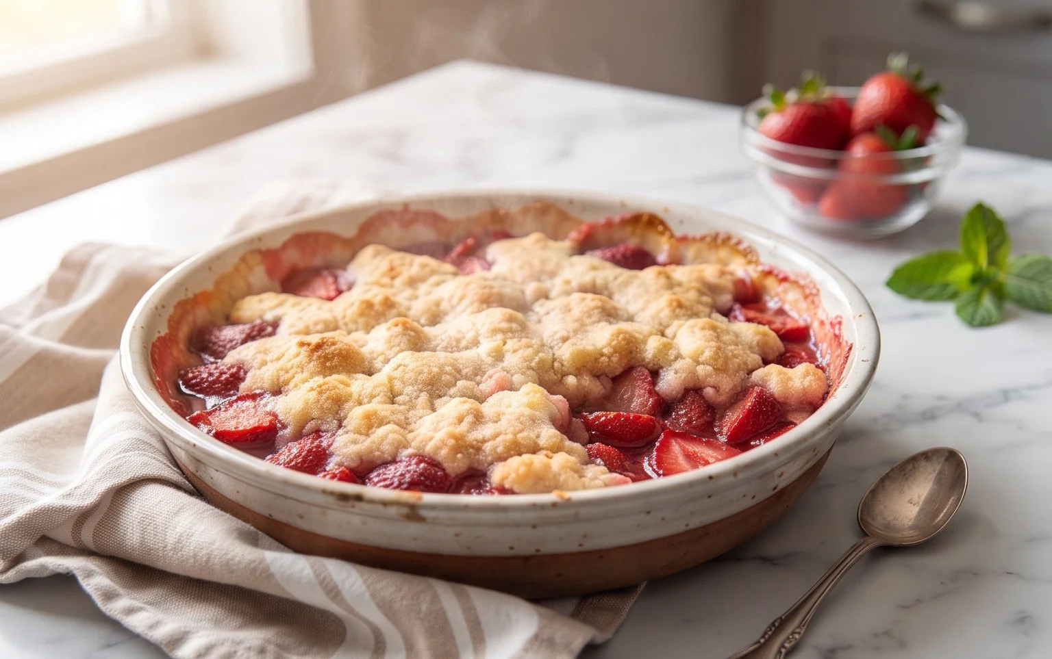 Strawberry Cobbler