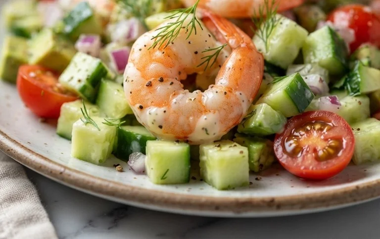 Cucumber Shrimp Salad