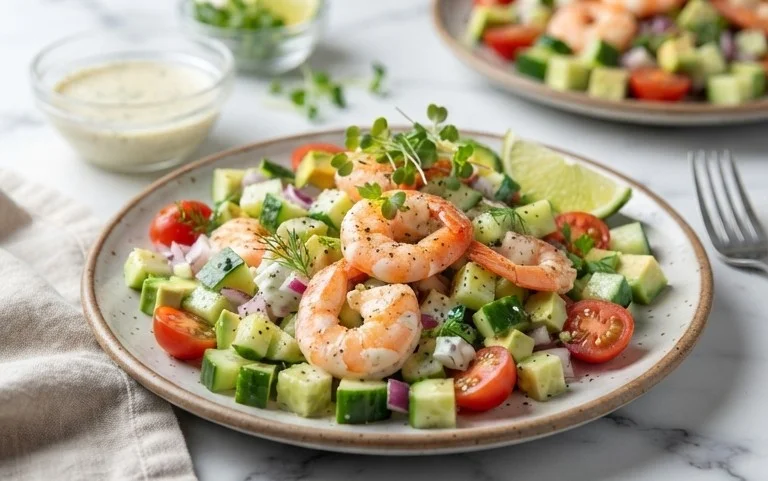 Cucumber Shrimp Salad