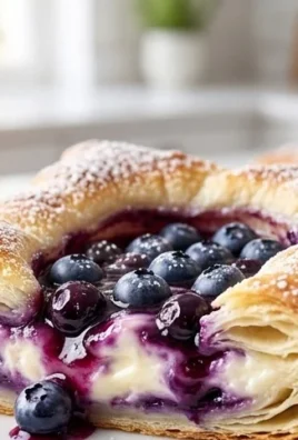 Blueberry Cream Cheese Puff Pastry
