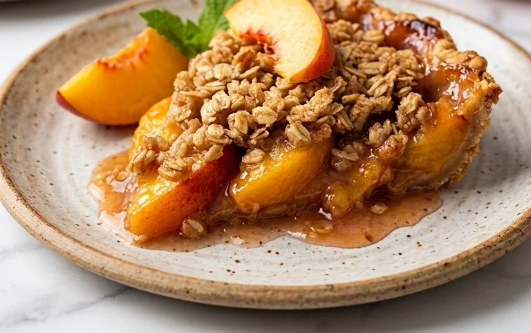 Fresh Peach Crisp Recipe