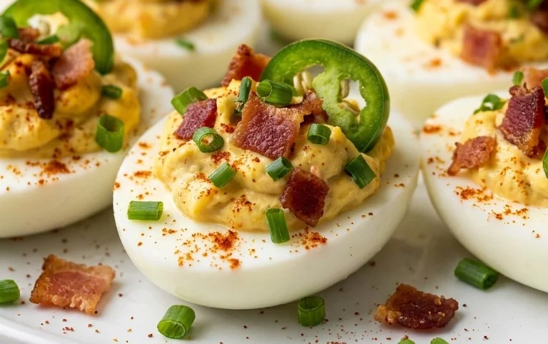 Jalapeno Popper Deviled Eggs