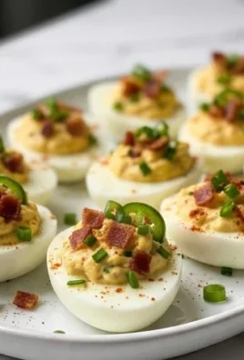 Jalapeno Popper Deviled Eggs