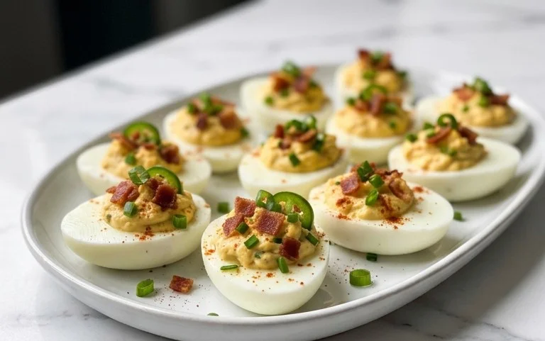 Jalapeno Popper Deviled Eggs