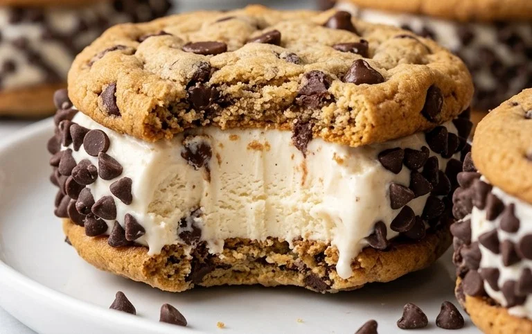 Cookie Ice Cream Sandwiches (Like a Chipwich!)