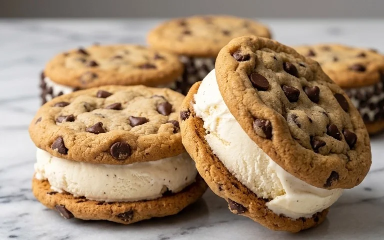 Cookie Ice Cream Sandwiches (Like a Chipwich!)