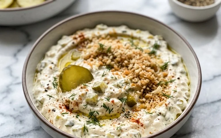 Easy Fried Pickle Dip (Dairy-Free Option)