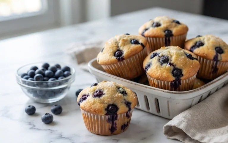 Homemade Blueberry Muffins