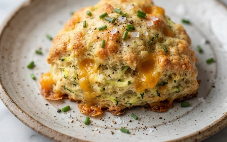 Zucchini Cheddar Scones
