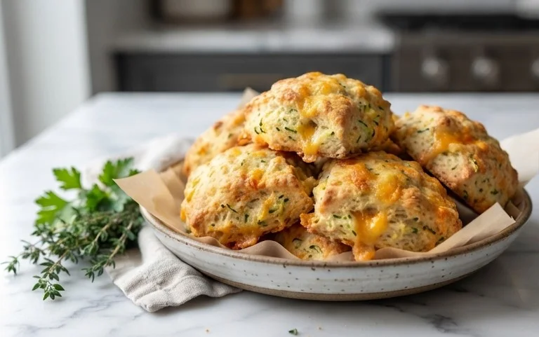 Zucchini Cheddar Scones