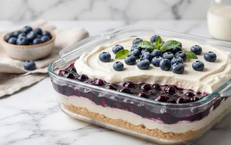 No-Bake Blueberry Yum Yum