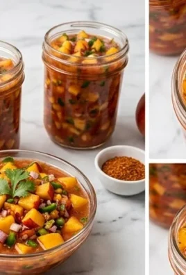 Sweet & Spicy Peach Salsa Canning Recipe