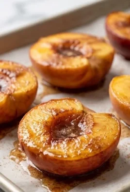 Cinnamon Sugar Baked Peaches